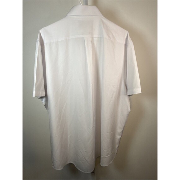 Tom Baine Performance Collection White RegularFit Shirt Men's XX Large 18-18 1/2 - Picture 4 of 4